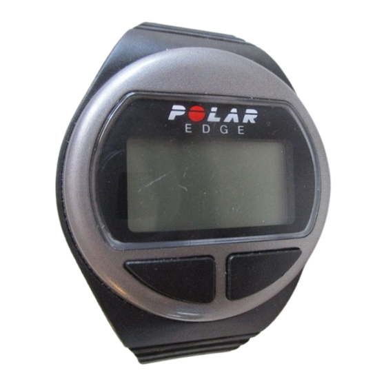 Polar Electro Edge NV User Manual