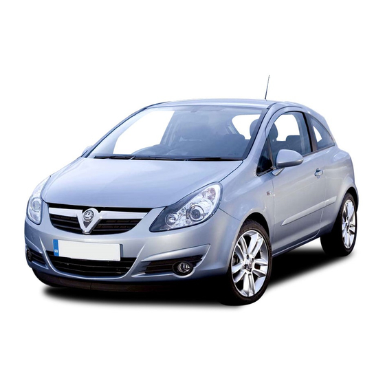 Vauxhall Corsa 2010.5 Owner's Manual