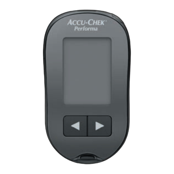 Roche Accu-Chek Performa User Manual