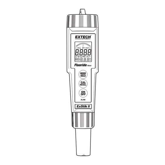 Extech Instruments ExStik FL700 User Manual