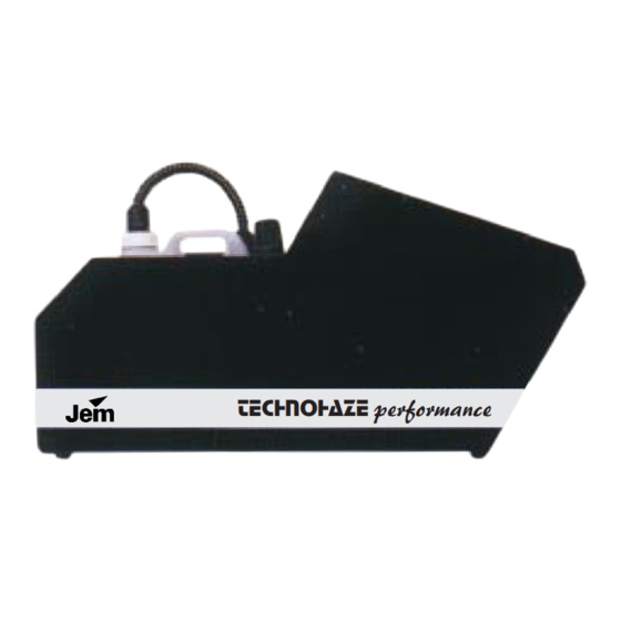 JEM TECHNO-HAZE User Manual