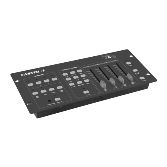SDJ FASTER 4 RGBW User Manual