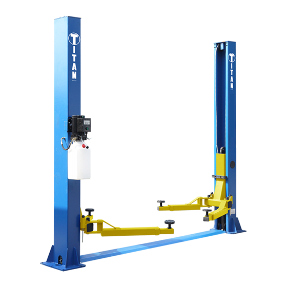 Titan Lifts HD2P-9000AF Installation, Operation & Maintenance Manual
