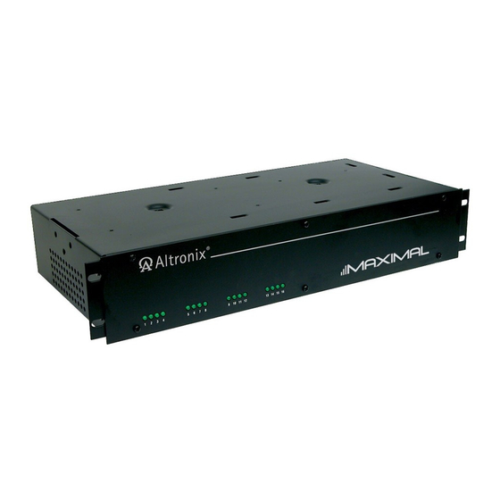 Altronix Maximal1RD Installation Manual