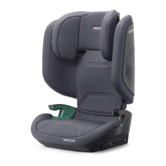 RECARO MONZA CFX User Manual