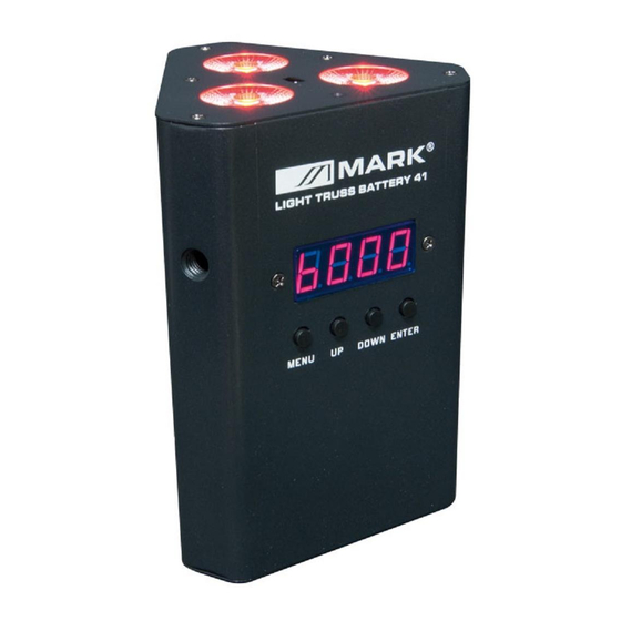 Mark LIGHT TRUSS BAT 41 Manuals