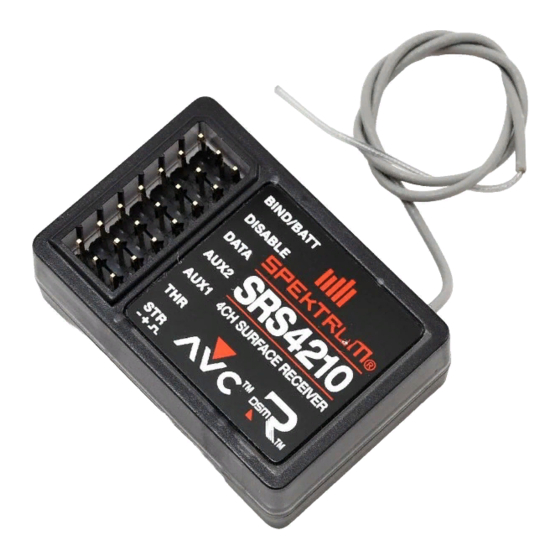 Spektrum SRS4210 Instruction Manual