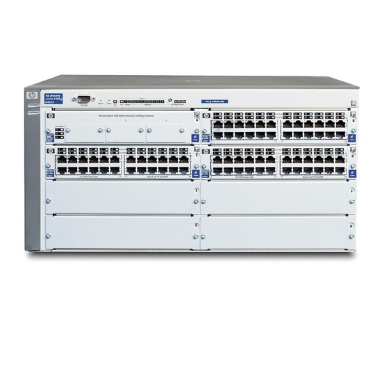 HP 4108GL Management And Configuration Manual