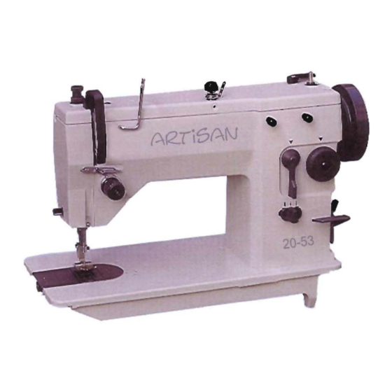 artisan 20-53 Operators Manual And Spare Parts Booklet