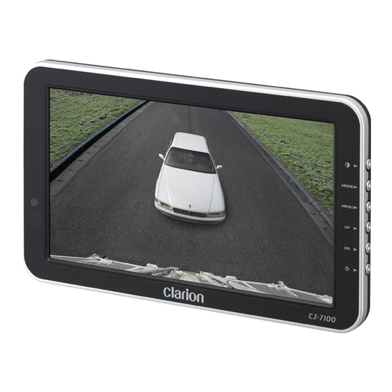 Clarion CJ-7100E Owner's Manual