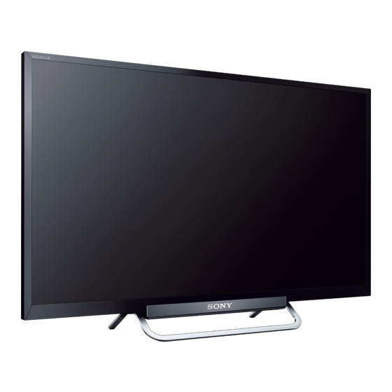 Sony BRAVIA KDL-50W68xA Reference Manual