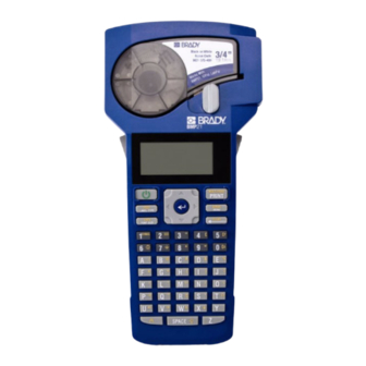 Brady BMP21 Quick Start Manual