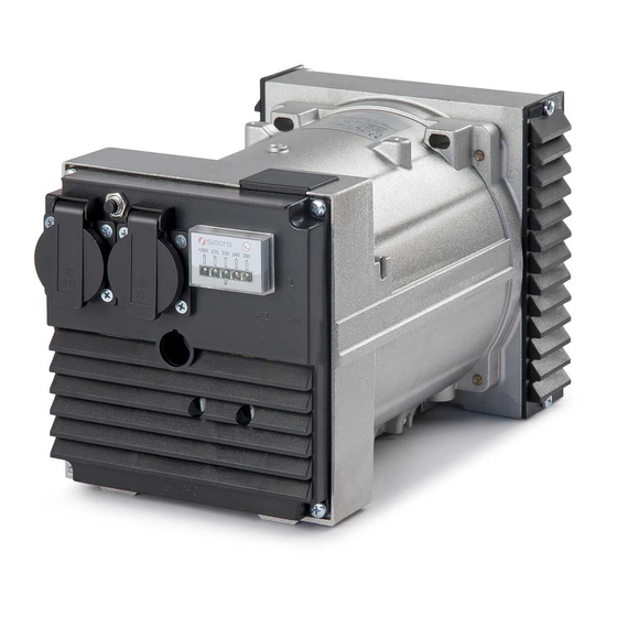 Sincro ER Series Use And Maintenance Manual