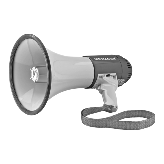 Monacor PA TM-15 Instruction Manual