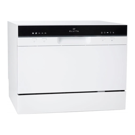 User Manuals: elvita CBD6602V Tabletop Dishwasher