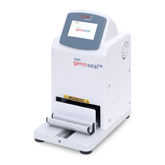 SPEX Genoseal 2060 Operating Manual