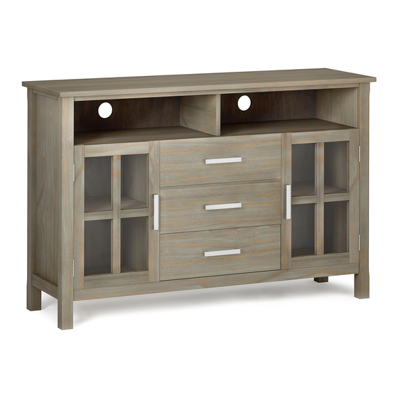 SIMPLIHOME WyndenHall Brooklyn + Max AXCKIT17-GR Manual