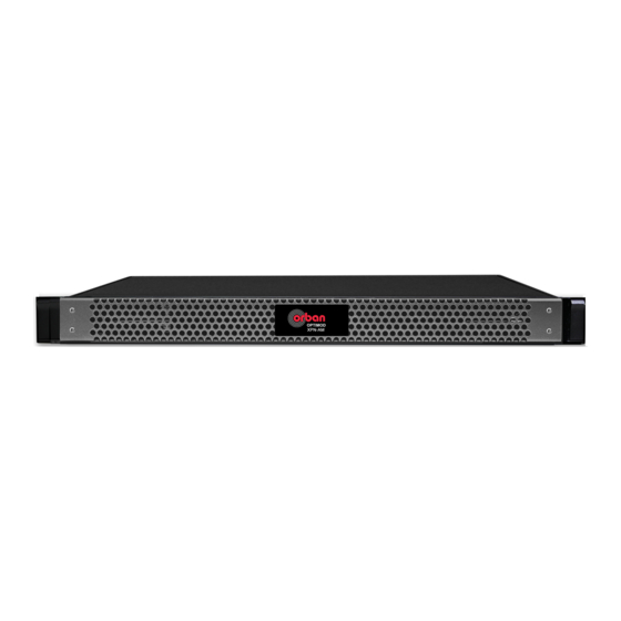 Orban OPTIMOD XPN-AM Quick Start Manual