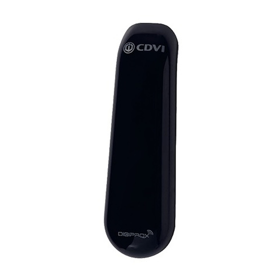 CDVI STAR1M Manual
