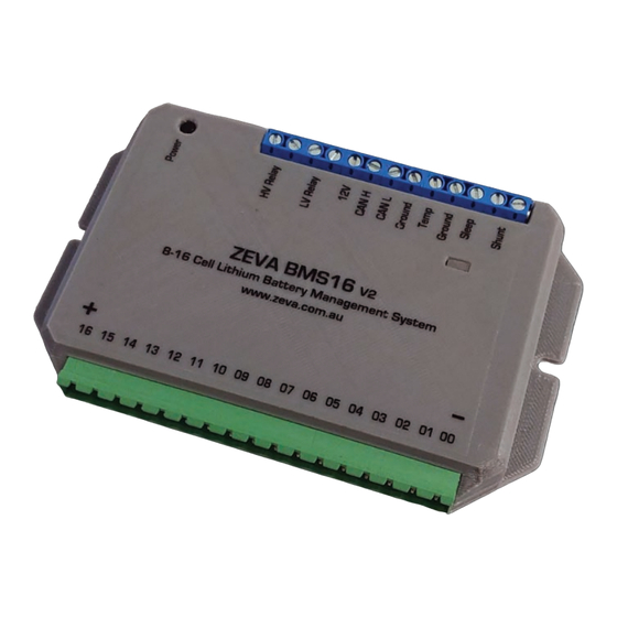 Zeva BMS16 v2 Manual