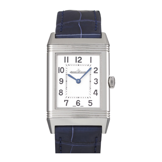 Jaeger-leCoultre REVERSO CLASSIC MONOFACE Manual