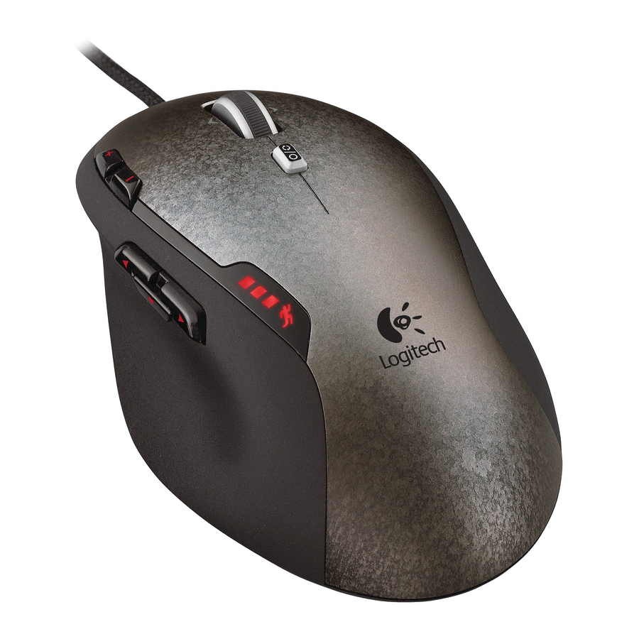 Logitech G500 - Gaming Mouse Manual