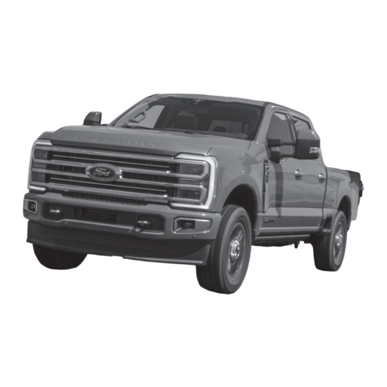 User Manuals: Ford SUPER DUTY 2023 Heavy-duty truck
