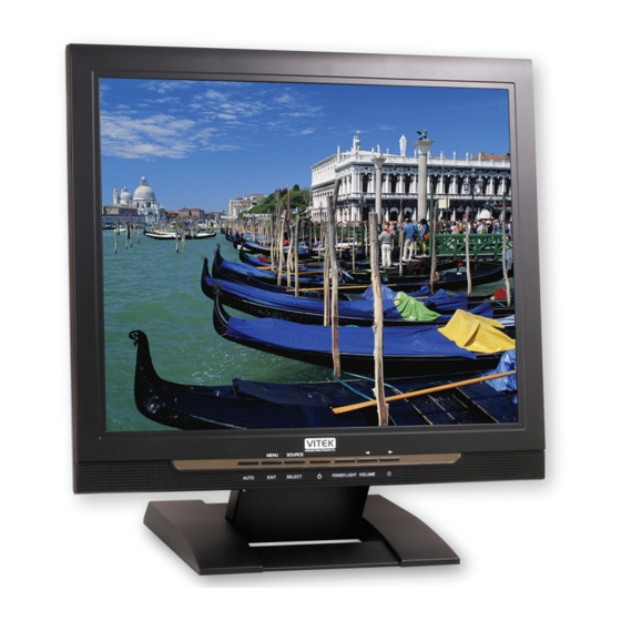 Vitek VTM-LCD172 Specifications