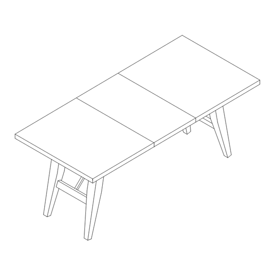 Living Spaces 2218T-4282 Assembly Instructions