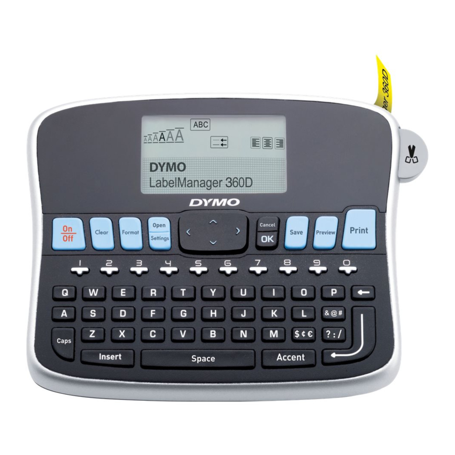 newell Dymo LabelManager 360D Manual