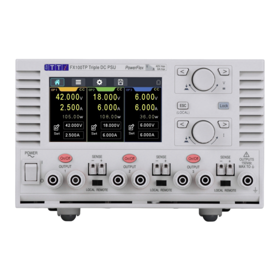 Aim-TTI FX100TP Instruction Manual