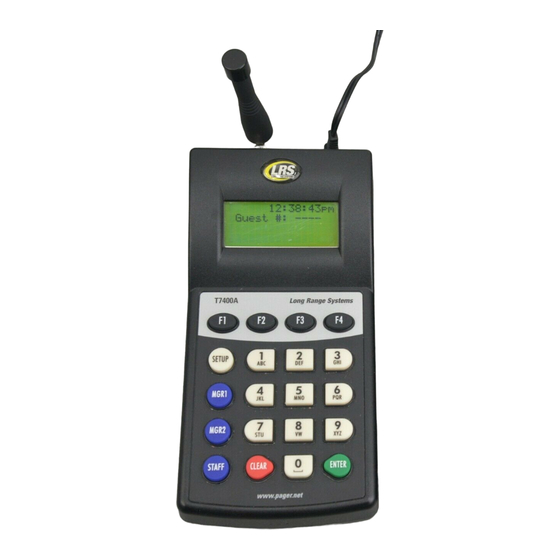 LRS T7400A User Manual