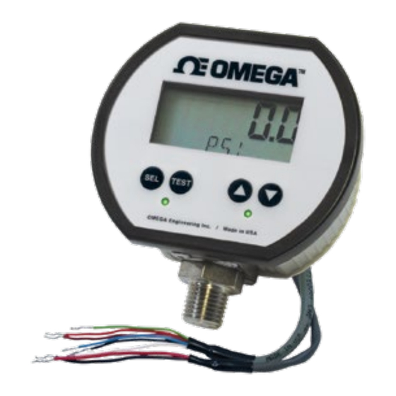 Omega DPG1000DAR-30V100 Instruction Sheet