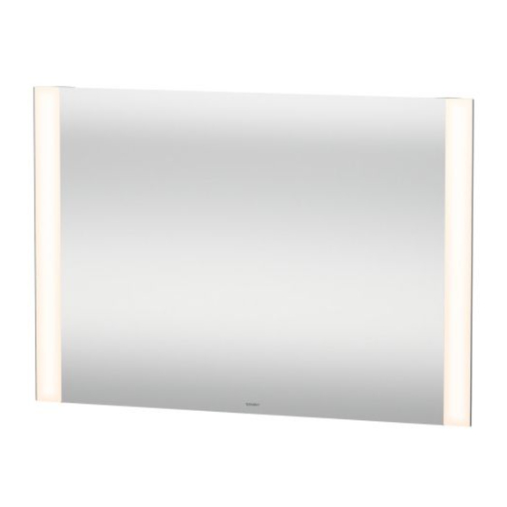 DURAVIT Universal LM 7867 Mounting Instructions