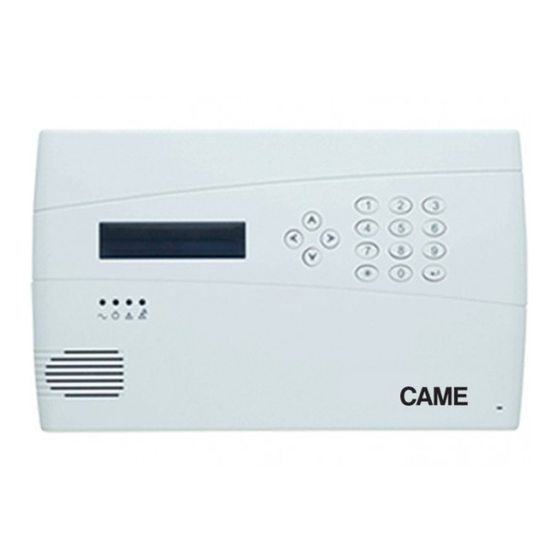 CAME PXWRXU Configuration Manual