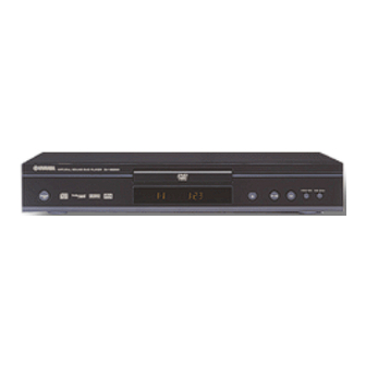 Yamaha DV-S5550 Owner's Manual