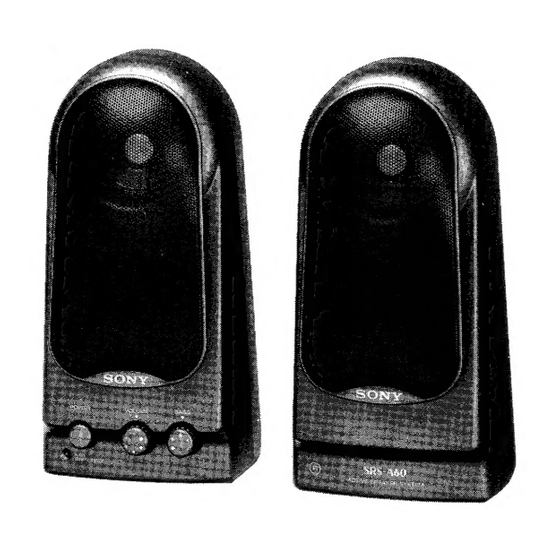 Sony SRS-A60 Service Manual