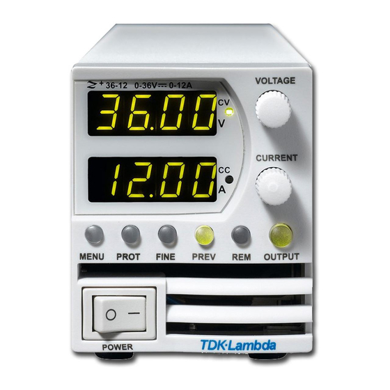 TDK-Lambda Z36-6 User Manual