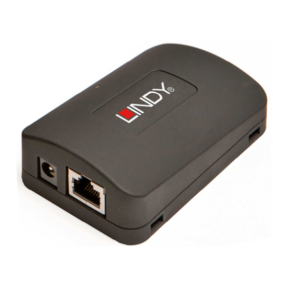 Lindy USB 2.0 Cat.5 Extender Pro 42697 Manual
