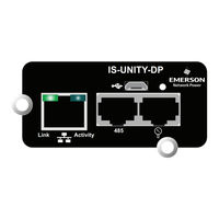 Emerson Liebert IntelliSlot Unity-DP User Manual