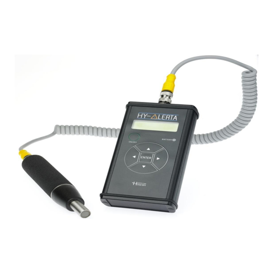 H2Scan HY-ALERTA 500 Operating Manual