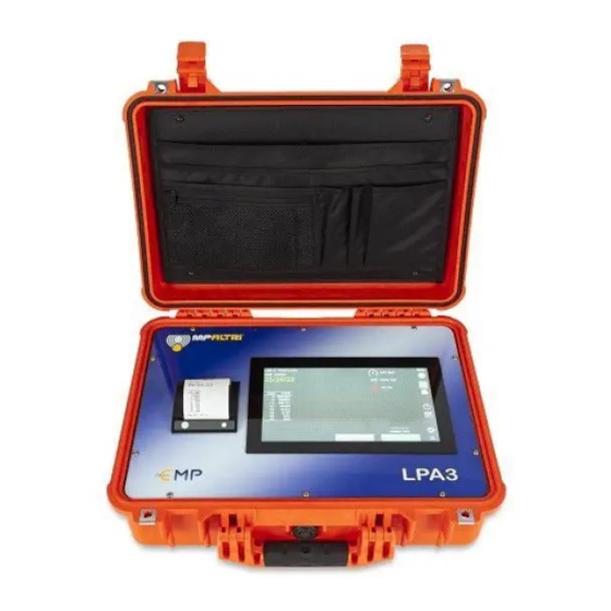 MP Filtri LPA3 Operator's Manual