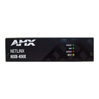 Amx NetLinx NXB-KNX Operation/Reference Manual