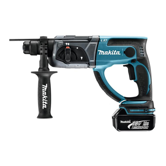 User Manuals: Makita DHR202RFJ Cordless Rotary Hammer