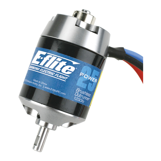 E-FLITE Power 25 Instructions