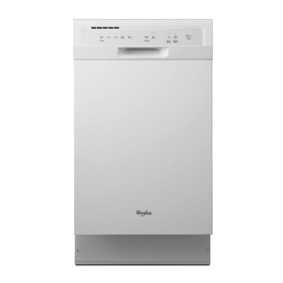 Whirlpool WDF518SAHM Small-Space Compact Dishwasher with Stainless