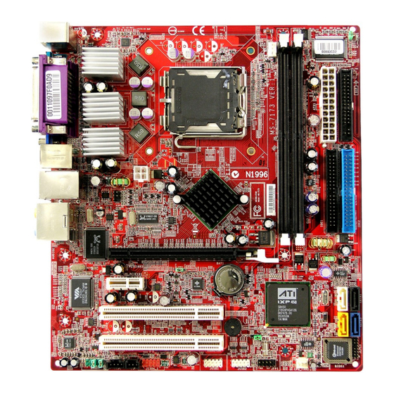 MSI RC410M-L - MBOX - 0 MB RAM User Manual