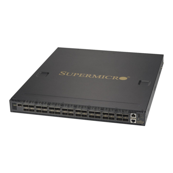 Supermicro SSE-G3632S Installation Manual