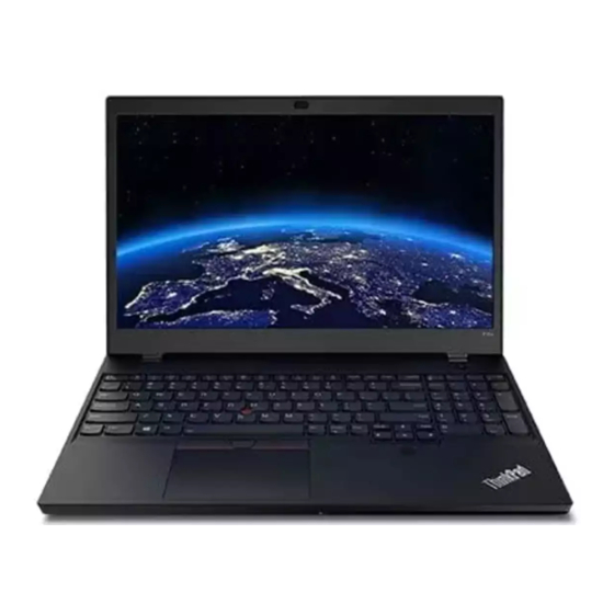 Lenovo ThinkPad P15v Gen 1 Workstation Manuals