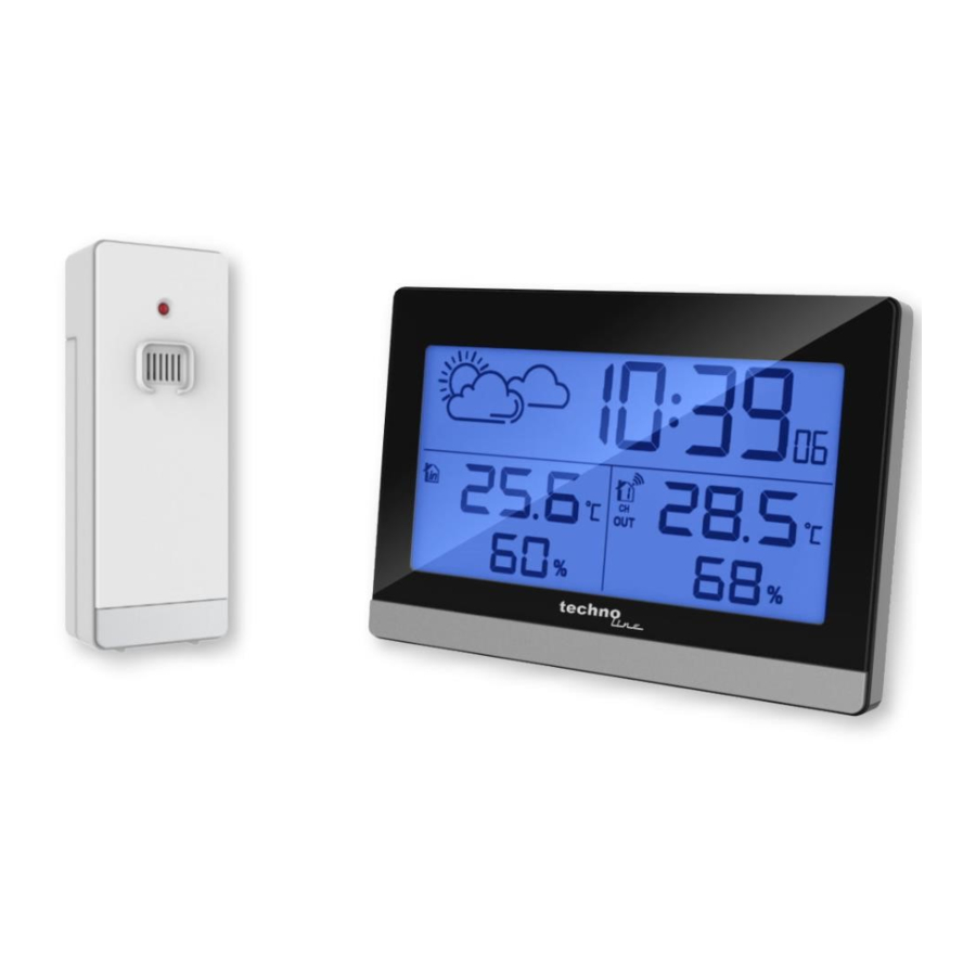 Techno Line WS 9255 - Weather Station Manual